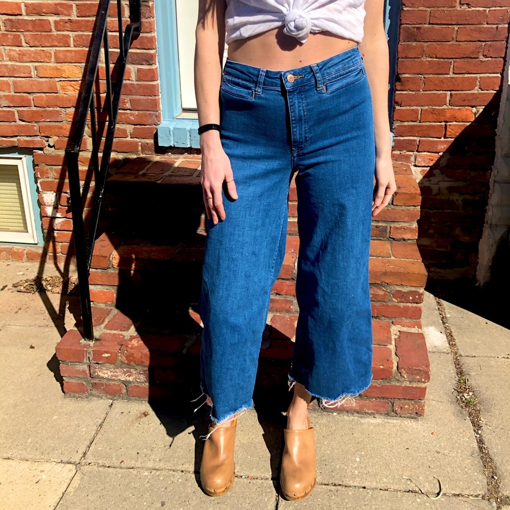 wide leg denim